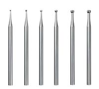 Koolenry Open Mouth Cup Burr 3/32 Pouces Shank Jewelry Setting Cup Burs Wire Rounder Bits Lapidary Making Bits (008-023)