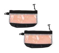 Koolenry Outil à Fermeture Éclair à Glissière de 2, Sac à Outils Vide Transparent Portable pour les Électriciens