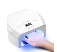 Koolenry Outils de Manucure de Machine à Luminothérapie pour à Domicile Base de Métal en Acier Inoxydable B