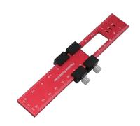 Koolenry Outils de Travail Du Bois Règle - Règle de Poche Outil de Mise en Page Règle de Précision en Aluminium avec Butées Coulissantes en Métal T-Track 160 mm