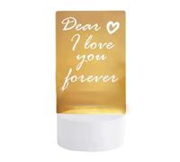 Koolenry Panneau de Dessin DIY à LED en Acrylique avec Stylo Effaçable, Tableau de Dessin et de Messages pour Enfants, Lampe de Nuit