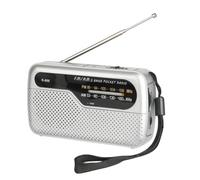 Koolenry Radio Radio Extérieure Portable FM AM Radio avec Prise D'Écouteurs pour L'Ouragan d'urgence Running Walking Home Sliver