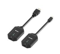 Koolenry Récepteur D'Émetteur Vidéo HD sans 5G 4K 1080P Adaptateur D'Affichage Dongle pour Le Projecteur de Moniteur de Télévision Téléphonique