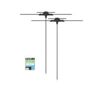 Koolenry Récepteur ELRS Dualband 2,4 G / 900m 100MW Diversité RX Dual 220 mm Récepteur D'Antenne pour FPV