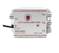 Koolenry RéPartiteur TV 3 Voies 8620SA3, Amplificateur de Signal D'Antenne TV NuméRique 20 DB, ÉQuipement TV Domestique, Prise UE 220 V. EU Plug