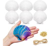 Koolenry Saint-Jacques pour Travaux Manuels, avec et Perles, Idéales pour la Peinture, Les Travaux Manuels et la Décoration de Mariage sur la Plage.