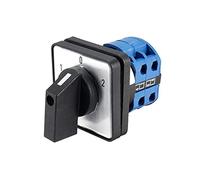 Koolenry Sélecteur de Came Rotatif Universel Commutateur de Changement de Verrouillage LW26-25 3 Positions 8 Bornes 550V 20A