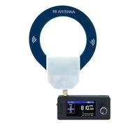 Koolenry SI4732 Radio Receiver 1,9 Pouces Screen IPS Screen AM/FM/LSB/USB/Mini Radio à Ondes Courtes Portables avec Antenne à Large Bande