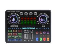 Koolenry Sound Production DJ20 Live Equipment avec Microphone Condensateur 48V - Parfait pour Les Micros à Design Cardioïde avec Réduction du Bruit