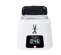 Koolenry Stérilisateur Portable Blanc pour Outils à Ongles, à Haute Température avec Perles en Verre pour L'Utilisation Du Salon (UE)
