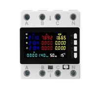 Koolenry TUYA WiFi Color Intelligent Color Screen Three Phase 4 Wire Rail Electricity Power Energy Metter Tension Tension Mettage