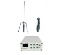 Koolenry TV-TX200 Transmetteur TV Analogique VHF/UHF avec Entrée HD/AV et Antenne GP, Prise UE