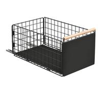 Koolkasa tiroir coulissant cuisine, Tiroir télescopique plus hauts, Avec glissières de tiroir et poignée en bois, Pour armoires de cuisine Organiseur - 40x24×19.5CM