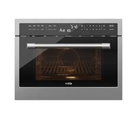 KoolMore Combinaison d'un four à convection intégré de 24 pouces et d'un micro-ondes avec poignée, porte à fermeture amortie, puissance 1000 W, finition en acier inoxydable, écran LCD avec commande