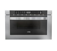 KoolMore KM-MD-1SS Tiroir à micro-ondes en acier inoxydable de 61 cm avec four de 1,2 pi³, puissance de 1 000 W avec 10 niveaux de cuisson personnalisés, fonction mémoire et minuterie, montage mural