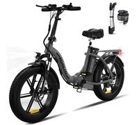 KOOLUX BK6S Vélo Électrique Pliable FAT BIKE - Moteur 1000W - Pneus 20x4.0 Tout Terrain - Batterie Amovible 48V (90km) - 32km/h