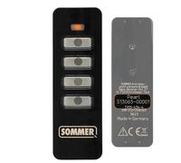 Koomando Télécommande S13065 TX-55-434-4 originale Sommer, compatible avec Peli, Breda, Ballan, Albodoor, BBG, etc. Remplace 4013 TX03-434-4 XP, 4 canaux, 434 Mhz FM LED Orange, design élégant