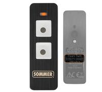 Koomando Télécommande S13071 TX-55-434-4 Sommer originale avec 2 boutons, remplace 4014 TX03-434-4 XP, 434 MHz FM LED orange, grandes touches pour portes Grarage Breda, convient pour Peli, Ballan,