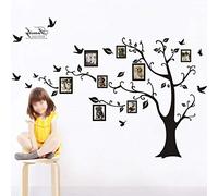 Koomiao Stickers Autocollants Muraux Amovibles 3D en Acrylique,Sticker Arbre Cadre Photo Sticker Mural pour Garderie, Chambre, Salon, Chambre 60 * 90 cm