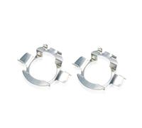 KOOMTOOM 4 pièces métal LED H7 Ampoules adaptateurs Support de Base de Lampe Clip de Support pour quasquai/Polo 6r / Polo 9r / Jetta Sport (MK6)