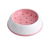 Koomuao Fruit Gamelle Chat Ceramique, Petit Bol de Nourriture pour Chat Gamelle Chaton pour Nourriture/Eau Antidérapant Bol Multifonctionnel pour Animaux de Compagnie-150ml (Strawberry)
