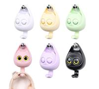 Koomuao Jumuao 6 Pièces Crochet Adhésif Enfant pour Décoration Murale Sans Perçage Crochets Autocollants 3M, Porte Manteau Enfant Animaux Hook Rétractables Porte Serviette Salle de Bains