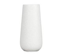 Koomuao Noir Vases en Céramique Grand Vase Décoratif Vase à Fleurs de Style Simple Moderne pour Salon, Cuisine, Table, Maison, Bureau (Blanc, Grande)