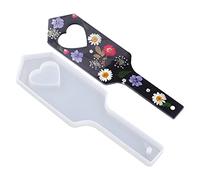 Koonafy Silicone Resine Plateau Moulle, Epoxy Résine Paddle de Claque Slap Lettres Molds, for DIY Plateau Moulage Bijoux Art Pour, Coaster, Service Tray, Plateau à vin, HomeDecorations (arrow heart))