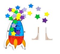 Koonafy Verre de récompense en forme d'étoiles, magnétique, pour salle de classe, système de récompense personnalisé, pour la responsabilité comportementale positive, la famille, la salle de classe