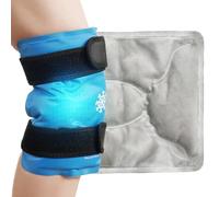 Koonie Poche de glace pour soulager la douleur du genou, gel réutilisable pour blessures aux jambes, gonflements, chirurgie de remplacement du genou, thérapie par compression froide pour l'arthrite