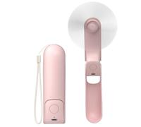 Koonie Ventilateur à Main, Ventilateur USB Rechargeable Portable Silencieux, Mini Ventilateur de Bureau Puissant 2 Vitesse & Longue Durée 8H, Ventilateur de Poche Personnel pour Bureau Voyage
