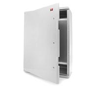 KOOP Armoire de distribution en ABS verrouillable - Porte avec joint périphérique - 600 x 800 x 260 cm - Boîtier industriel IP65 - Plaque de montage galvanisée