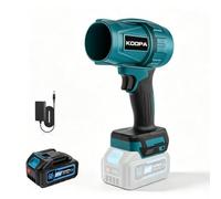 Koopa Souffleur Batterie 21V, Mini Souffleur sans Fil, 1 Batterie 3,0 Ah | Petit souffleur de feuilles 1350 W, 25,800 tr/min, vitesse variable, pour jardin, voiture, PC, atelier et poussière.