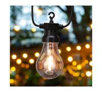 Koopman Guirlande Lumineuse (10 Luminaires - Blanc Chaud) IP44 (950 cm)