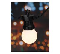 Koopman Guirlande Lumineuse (10 Luminaires - Blanc Chaud) IP44 (950 cm)