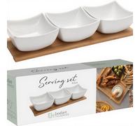 Koopman International B.V. Service en porcelaine de 4 pièces - Blanc