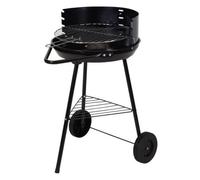 Koopman International Barbecue au charbon Ø 38 x H 60 cm. Avec roulettes