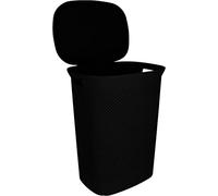 Koopman International – Panier à linge avec couvercle – 35 litres – Noir