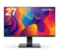 KOORUI 27 Pouces Business Écran PC, 75Hz VA 1080P 5ms Office Écran Suspendu, Sans Cadre, HDMI, Inclinaison Réglable, Soin Des Yeux, Montage Mural VESA Noir
