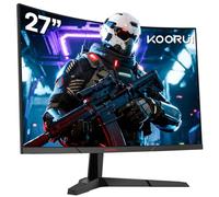 KOORUI 27 Pouces Écran Gaming,QHD 2560x1440 Screen, 180 Hz ecran incurvé,Adaptive-Sync, VESA 100 * 100mm,2xHDMI 2.0 et 1xDisplayPort 1.4