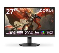 KOORUI 27 Pouces Ecran PC Gamer 200Hz WQHD HDR 400 Adaptive Sync HDMI/DP