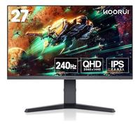 Koorui 27E3QK Moniteur PC 68,6 cm [27] 2560 x 1440 pixels Quad HD LED Noir (Koorui 27E3QK 27' 240Hz QHD IPS Gaming Monitor)