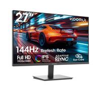KOORUI E2711K Moniteur Gaming 27 Pouces, 144 Hz FHD IPS, 99 % sRGB, Adaptive Sync, Protection Oculaire, VESA 100 x 100 mm