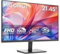 KOORUI Ecran PC 21.45 Pouces, FHD 1080p 100Hz Business Moniteur avec Adaptive Sync, HDMI/VGA, Eye Care, Design Ultra-Mince pour Bureau et Home Office, VESA 100x100mm