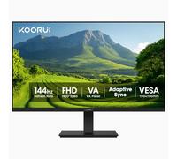 KOORUI Ecran PC 27 Pouces FHD 144Hz Eye Care VA Adaptive Sync 99% sRGB VESA | 1920x1080, inclinable -5°~15°, HDMI 1.4, VGA, Design Ultra-Fin, Eye Care Plus, lumière Bleue, Flicker Free