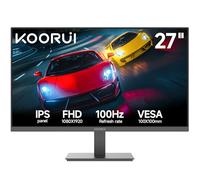 KOORUI Écran PC 27 Pouces Full HD 1920×1080 100 Hz, IPS, 99% sRGB, Adaptive Sync, Filtre de lumière Bleue, HDMI & VGA, VESA 100×100