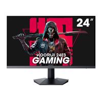 KOORUI Ecran PC Gamer 24 Pouces, 165Hz 1080p 1ms IPS, Adaptive Sync, Moniteur PC HDMI, Angle de Vision de 178°, Montage Mural VESA (FHD 1920x1080, DisplayPort) Noir