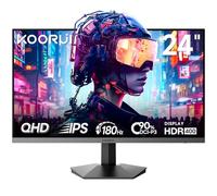 KOORUI Ecran PC Gamer 24 Pouces, Fast IPS 180Hz 1ms, QHD 1440P Ecran Ordinateur Gaming, HDR 400, Adaptive Sync, HDMI 2.0/DP1.4, Faible Lumière Bleue
