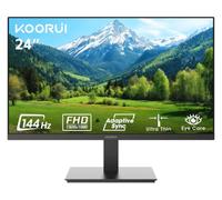 KOORUI Ecran PC Gamer 24 Pouces VA FHD 144Hz Mince VESA Moniteur E2412K