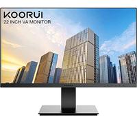KOORUI Écran PC Gaming 22 Pouces Full HD (1920 x 1080), VA, 75Hz, 5ms, Ratio de Contraste de 3000:1, Mode Faible lumière Bleue, Angle de Vision de 178°, VGA et HDMI, Design Épuré Avec Bords Ultra-fins